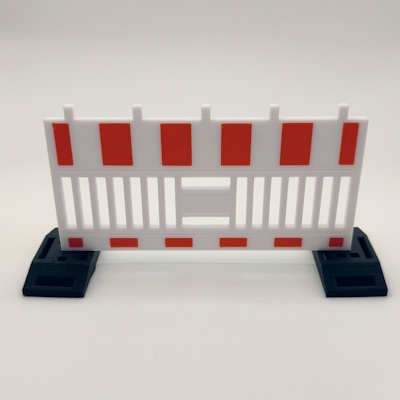 Schrankenzaun vertikal