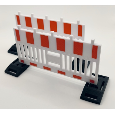 Schrankenzaun vertikal 2er Set