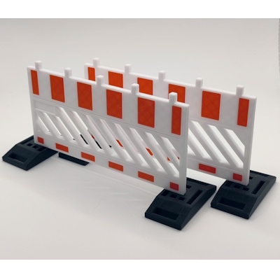 Schrankenzaun diagonal 2er Set